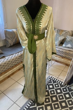 Caftan kamkha vert XXL
