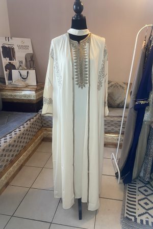 Caftan 2 pièces  beige  XxL