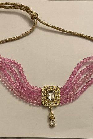 Ensemble ras du cou et boucles