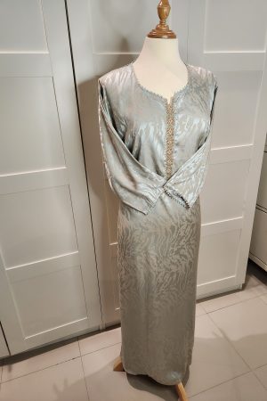 Caftan (Bed3iya) kemkha bleu