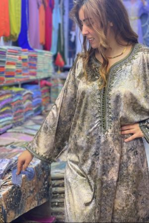 Caftan velour de soie
