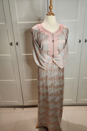 Caftan (bed3iya) kemkha rose XXL
